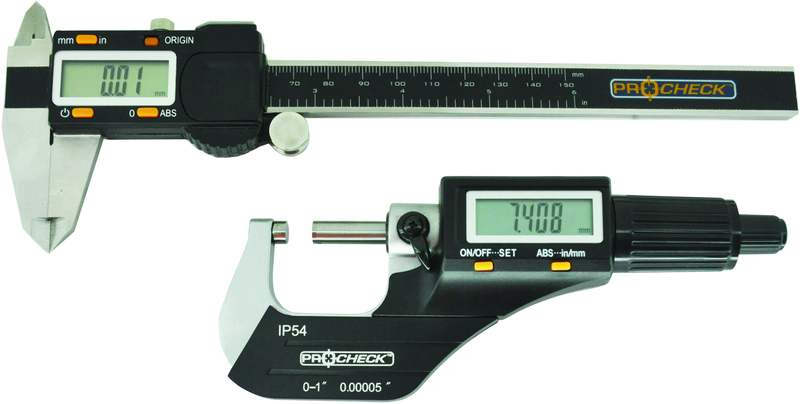 Digital Machinist Kit 0-6" Caliper with 0-1" IP40 Micrometer - Grade Industrial Supply