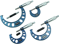 0-4" .0001" Outside Micrometer Set - Grade Industrial Supply