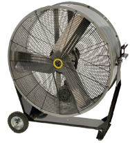 36" Portable Tilting Mancooler Fan 1/2 HP - Grade Industrial Supply