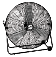 24" Industrial Grade Floor Fans; 3-speed; 1/4 HP; 120V - Grade Industrial Supply