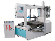 H6SA 20" Double Column Mitering Bandsaw; 5HP Blade Drive - Grade Industrial Supply