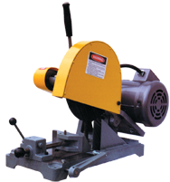 Abrasive Cut-Off Saw-Floor Swivel Vise - #K10S-1; Takes 10" x 5/8 Hole Wheel (Not Included); 3HP; 1PH Motor - Grade Industrial Supply