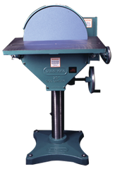 Heavy Duty Disc Sander-No Controls & NO Magnetic Starter - #20100 - 20'' Disc - 3HP; 3PH; 230V Motor - Grade Industrial Supply