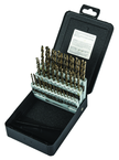 60 Pc. #1 - #60 Wire Gage Cobalt Bronze Oxide Jobber Drill Set - Grade Industrial Supply