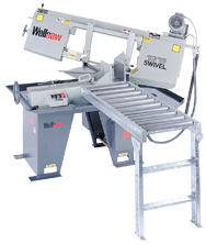 Horizontal Mitre Bandsaw - #1316S; 13 x 16'' Capacity; 3HP; 3PH; 208/230/460V Motor - Grade Industrial Supply