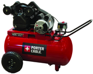 20 Gal. Single Stage Air Compressor, Horizontal, medium Duty Cast Iron - Grade Industrial Supply