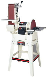 6" x 48" Belt and 12" Disc Floor Standing Combination Sander 1-1/2HP 115/230V; 1PH - Grade Industrial Supply