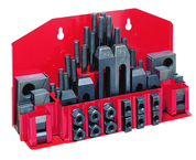 CK-12, Clamping Kit 52-pc with Tray for 5/8" T-slot - Grade Industrial Supply