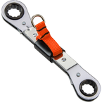 Proto® Tether-Ready Offset Double Box Reversible Ratcheting Wrench 1/4" x 5/16" - 6 Point - Grade Industrial Supply