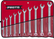 Proto® 10 Piece Full Polish Combination ASD Wrench Set - 6 Point - Grade Industrial Supply