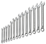 Proto® 14 Piece Full Polish Antislip Metric Combination Wrench Set - 12 Point - Grade Industrial Supply