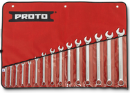 Proto® 15 Piece Full Polish Combination Spline Wrench Set - 12 Point - Grade Industrial Supply