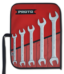 Proto® 5 Piece Satin Metric Open-End Wrench Set - Grade Industrial Supply