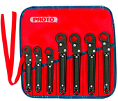 Proto® 7 Piece Ratcheting Flare Nut Wrench Set - 12 Point - Grade Industrial Supply