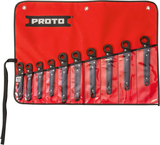 Proto® 10 Piece Metric Ratcheting Flare Nut Wrench Set - Grade Industrial Supply