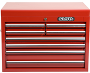 Proto® 440SS 27" Top Chest - 8 Drawer, Red - Grade Industrial Supply