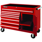 Proto® 450HS 50" Workstation - 8 Drawer & 1 Shelf, Red - Grade Industrial Supply