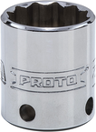 Proto® Tether-Ready 3/8" Drive Socket 21 mm - 12 Point - Grade Industrial Supply