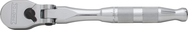 Proto® 1/4" Drive Flex Head Precision 90 Pear Head Ratchet Long 9"- Full Polish - Grade Industrial Supply