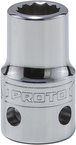 Proto® Tether-Ready 1/2" Drive Socket 11 mm - 12 Point - Grade Industrial Supply