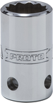 Proto® Tether-Ready 1/2" Drive Socket 15 mm - 12 Point - Grade Industrial Supply