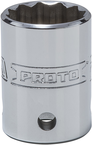 Proto® Tether-Ready 1/2" Drive Socket 21 mm - 12 Point - Grade Industrial Supply