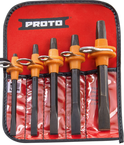 Proto® Tether-Ready 5 Piece Cold Chisel Set - Grade Industrial Supply