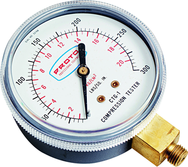 Proto® Gauge Compression 2-1/2" - Grade Industrial Supply