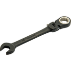 Proto® Black Chrome Combination Locking Flex-Head Ratcheting Wrench 9/16" - Spline - Grade Industrial Supply