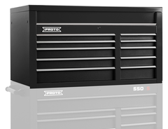 Proto® 550S 50" Top Chest - 10 Drawer, Dual Black - Grade Industrial Supply