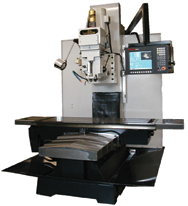 BTM50CNC Bed Type Milling Machine with 10 HP Motor; 20 x 63 Table; 2600 lb Table Cap; 60-4000 RPM - Grade Industrial Supply