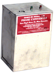 Heavy Duty Static Phase Converter - #3200; 3/4 to 1-1/2HP - Grade Industrial Supply