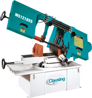 Horizontal Mitre Bandsaw - #MS1218VS; 12'' Capacity; 2HP, 3PH, 230/460V Motor - Grade Industrial Supply