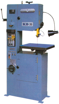 Vertical Bandsaw - #KB363; 8 x 14'' Capacity; 1HP, 3PH, 220V Motor - Grade Industrial Supply