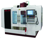 MC30 CNC Machining Center, Travels X-Axis 30",Y-Axis 18", Z-Axis 22" , Table Size 16.5" X 31.5", 25HP 220V 3PH Motor, CAT40 Spindle, Spindle Speeds 60 - 8,500 Rpm, 24 Station High Speed Arm Type Tool Changer - Grade Industrial Supply