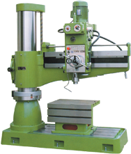 Radial Drill Press - #TPR1230 - 48-1/2'' Swing; 2HP, 3PH, 220V Motor - Grade Industrial Supply