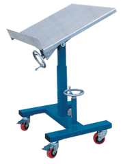 Tilting Work Table - 24 x 24'' 300 lb Capacity; 21-1/2 to 42" Service Range - Grade Industrial Supply