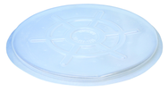 #DC-TP - Clear - Drum Covers - 5 Pack - Grade Industrial Supply