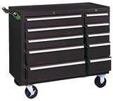 310X 10-Drawer Maintenance Cart - 35'' x 18'' x 39.38'' Brown - Grade Industrial Supply