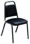 Standard Stack Chair -- 3/4" Square 19-Gauge Steel Tubing/Non-marring Plastic Glides - Grade Industrial Supply