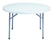 48" Round Blow Molded Folding Table - Grade Industrial Supply