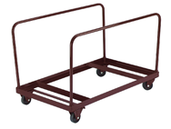 Folding Table Dolly - Vertical Holds 8 tables-1/8" Channel Steel Construction - Grade Industrial Supply