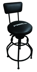 Adjustable Shop Stool with Back Support - Grade Industrial Supply