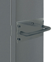 Optional Side Push Handle for use with Transport Cabinets - Grade Industrial Supply