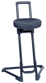 Ergonomic Sit-Stand Stool - Grade Industrial Supply