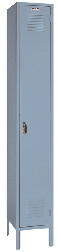 12 x 18 x 72'' (1 Openings) - 1 Wide Single Tier Locker - Grade Industrial Supply