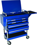 5 Drawer Locking Service Cart 30" L x 16" W x 41" H - Grade Industrial Supply