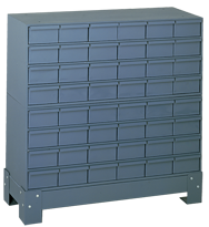 33-3/4 x 12-1/4 x 34-1/4'' (48 Compartments) - Steel Modular Parts Cabinet - Grade Industrial Supply