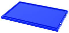 Blue Lid for use with Akro Nest-Stack Tote 35-300 - Grade Industrial Supply