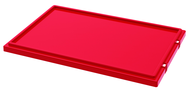 Red Lid for use with Akro Nest-Stack Tote 35-300 - Grade Industrial Supply